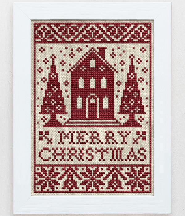 Cozy Christmas Cottage Pattern