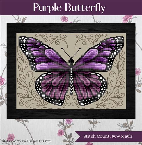Purple Butterfly Pattern