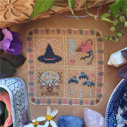 Cottage Witch Sampler Pattern