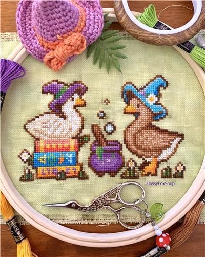 Apothecary Geese by Flossy Fox Shop
