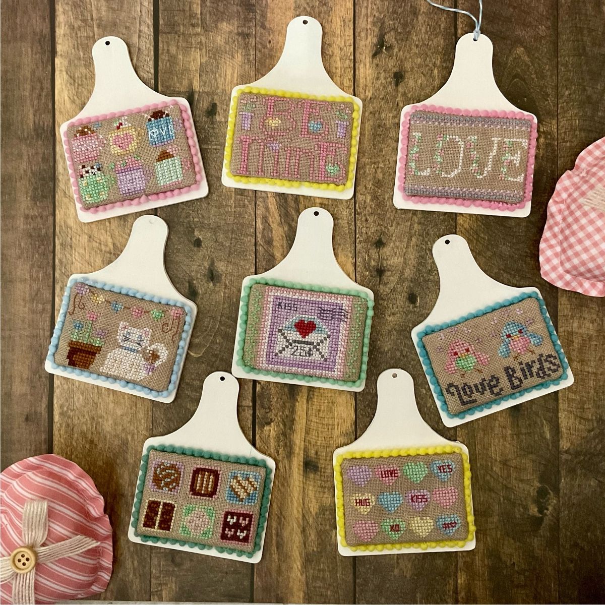 Valentine Tiny Tags Pattern