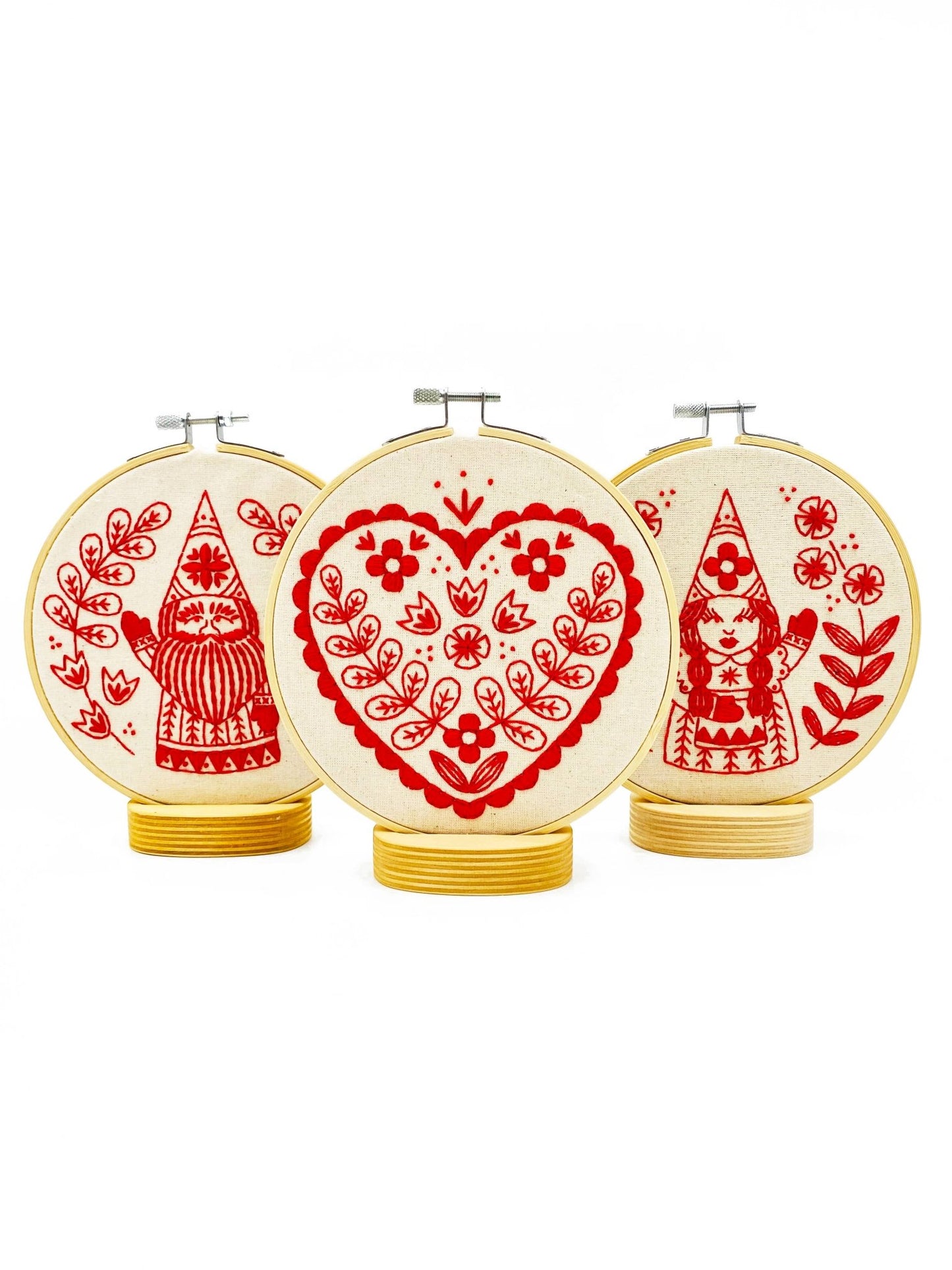 Nordic Heart Embroidery Kit