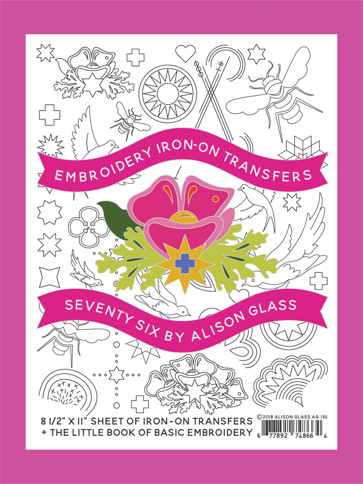 Little Embroidery Seventy Six Iron-On Transfer