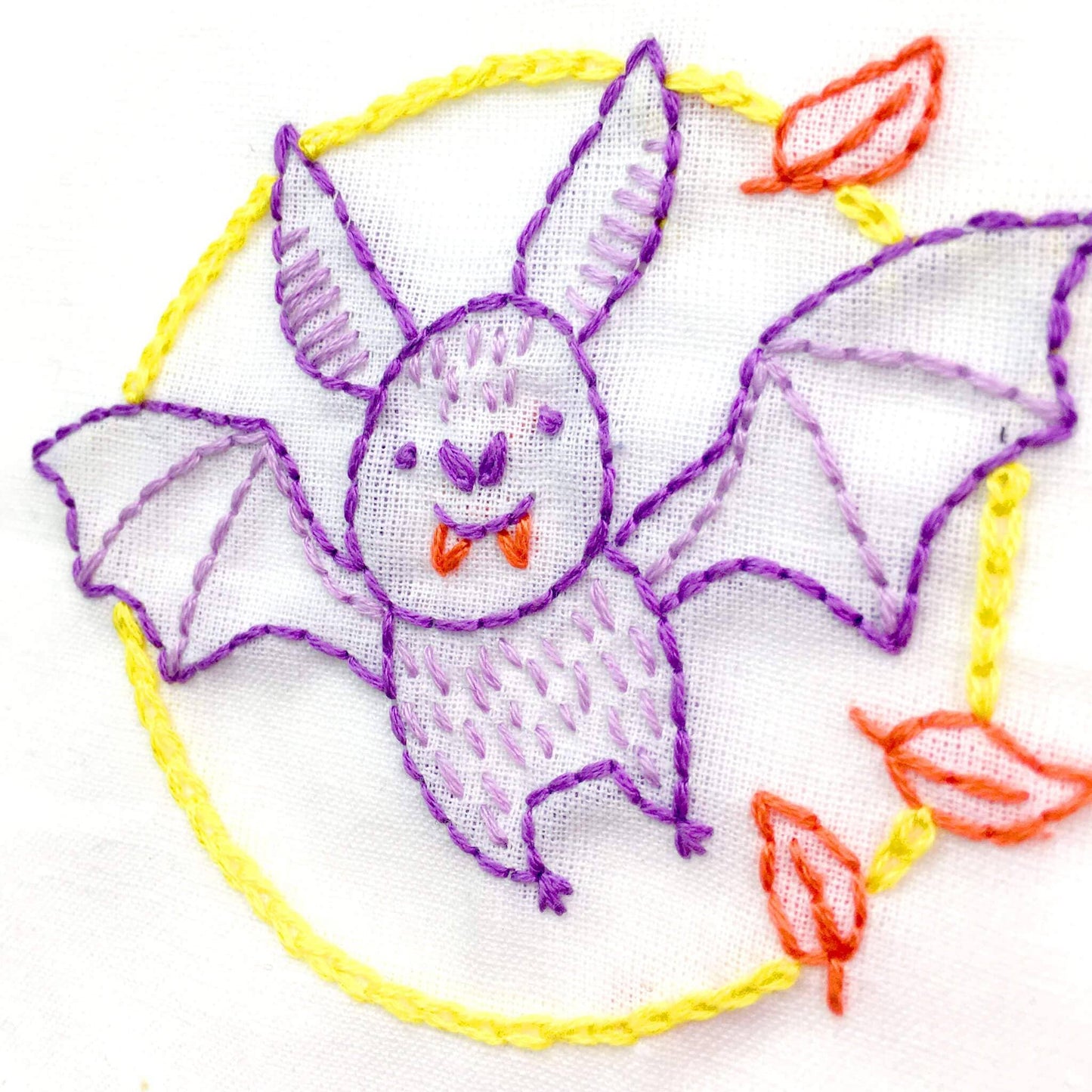 Batty Bat Embroidery Kit