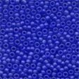 Glass Frosted Seed Beads 60020 Royal Blue