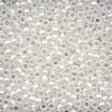 Glass Frosted Seed Beads 60161 Crystal