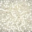 Glass Frosted Seed Beads 60479 White