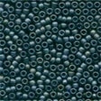 Glass Frosted Seed Beads 62021 Gunmetal