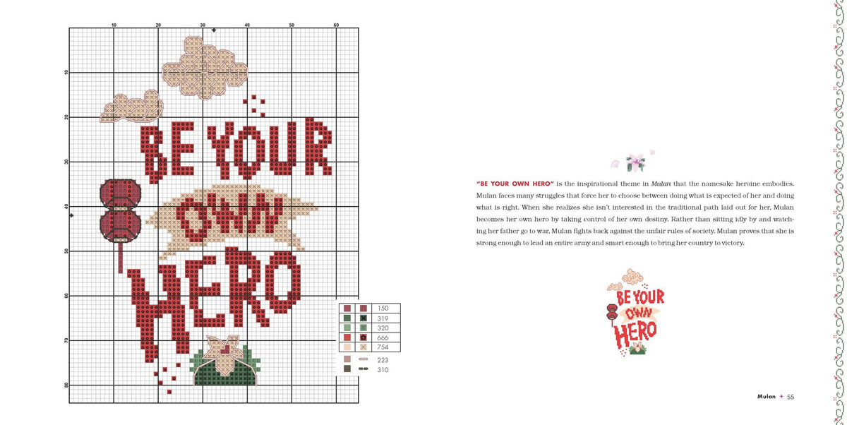 Disney Princess Cross Stitch Book