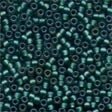 Glass Frosted Seed Beads 65270 Bottle Green
