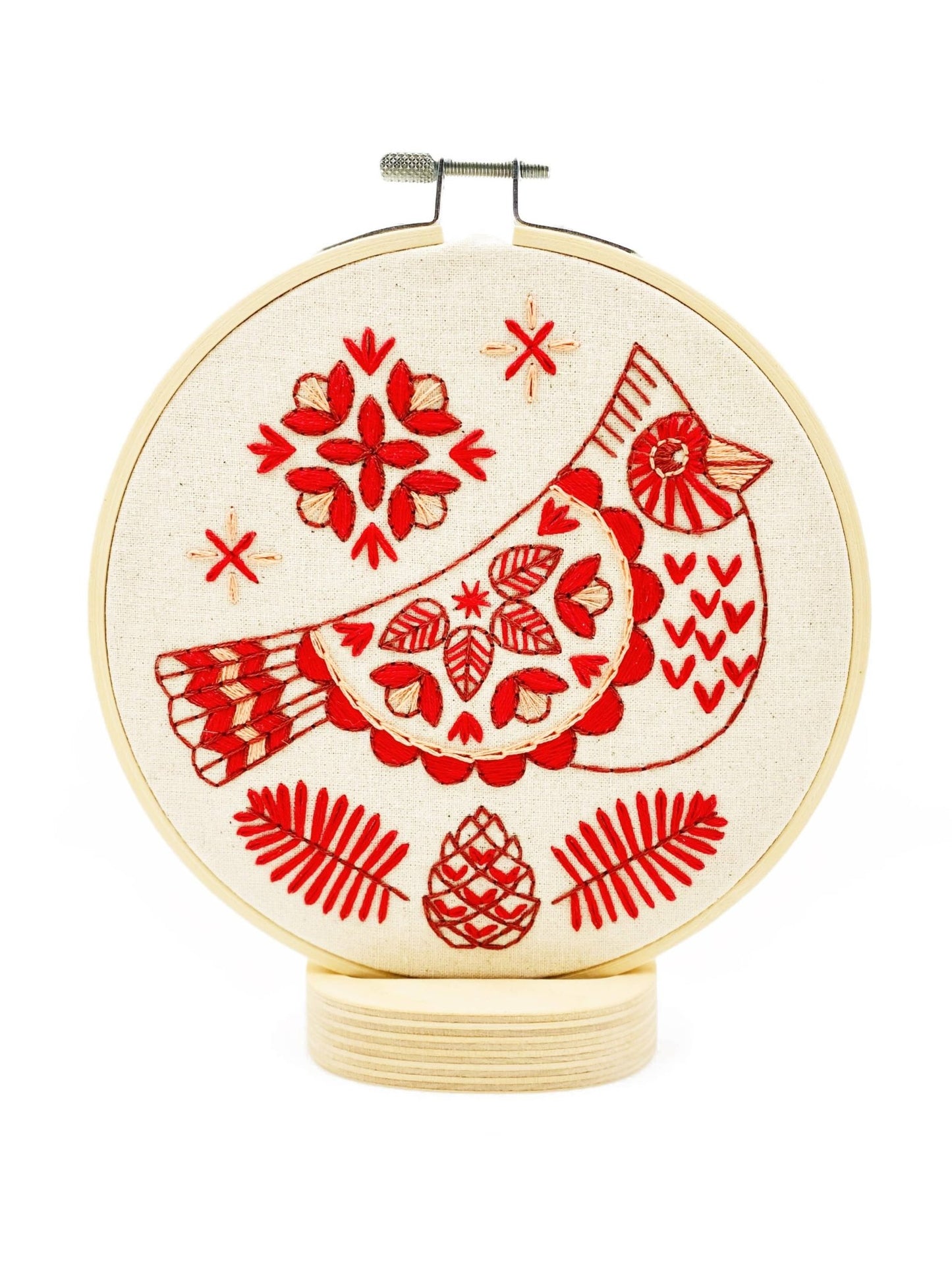 Cardinal Embroidery Kit