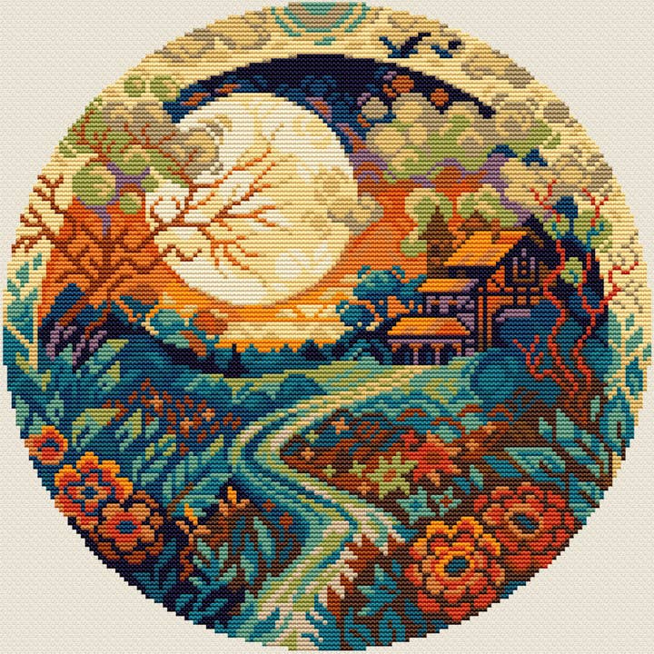Cross Stitch Kit Sunset Lodge