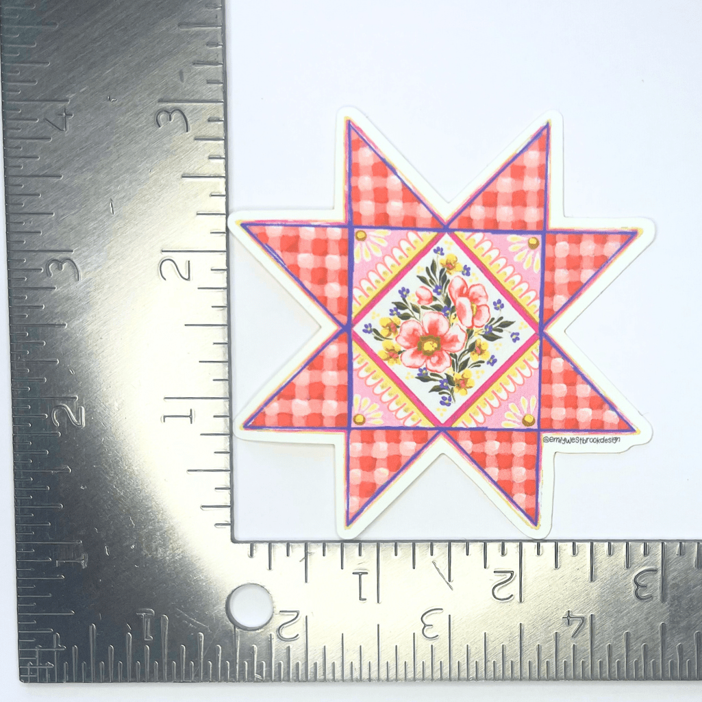 Marigold Quilt Sticker