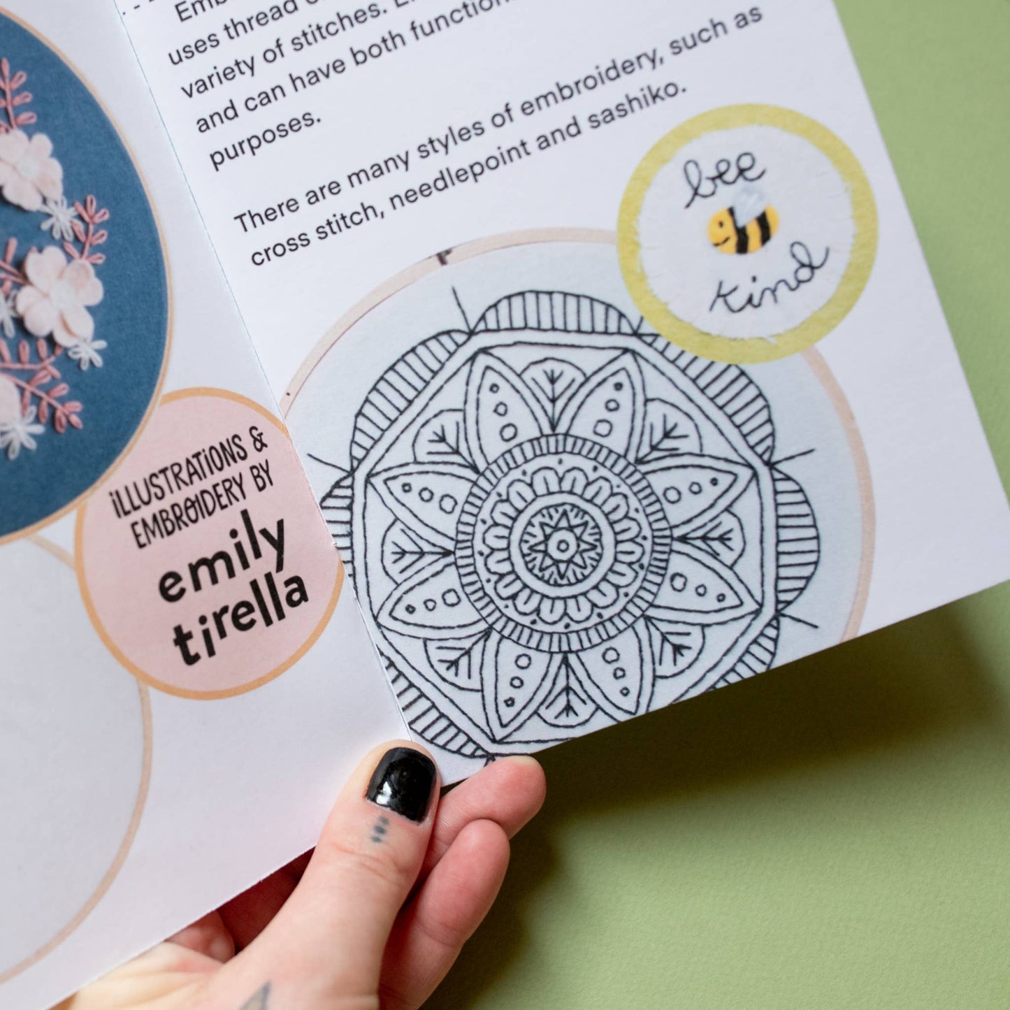 Embroidery and Cross Stitch Basics Guide Zine