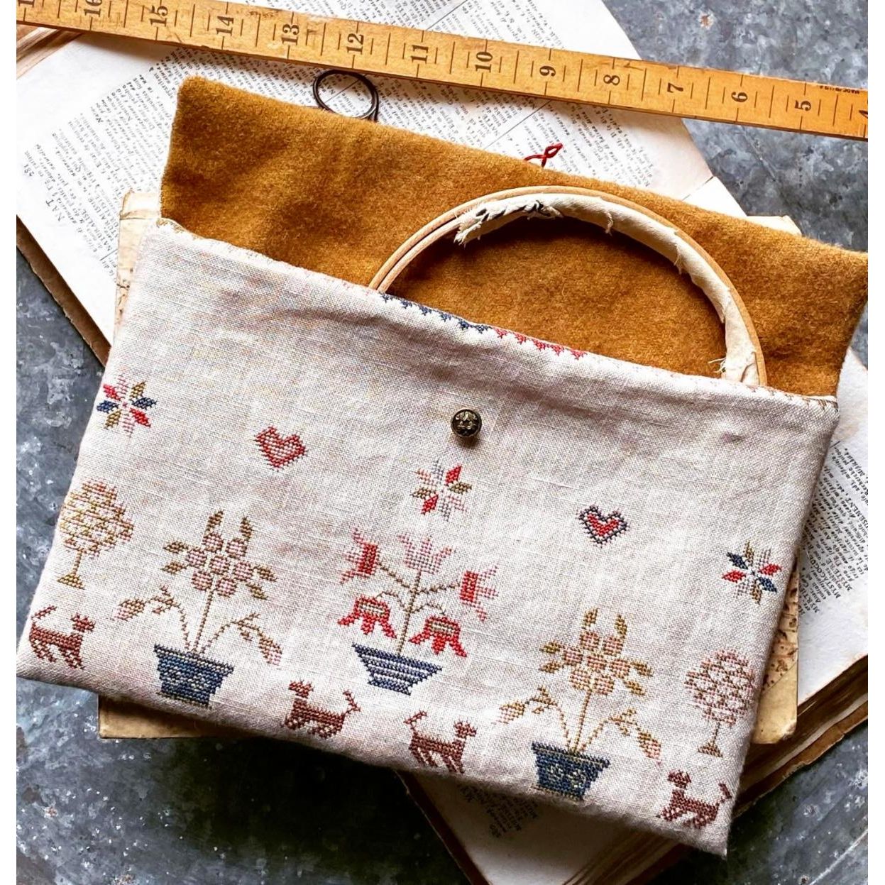 Caroline's Sampler Sewing Bag Pattern