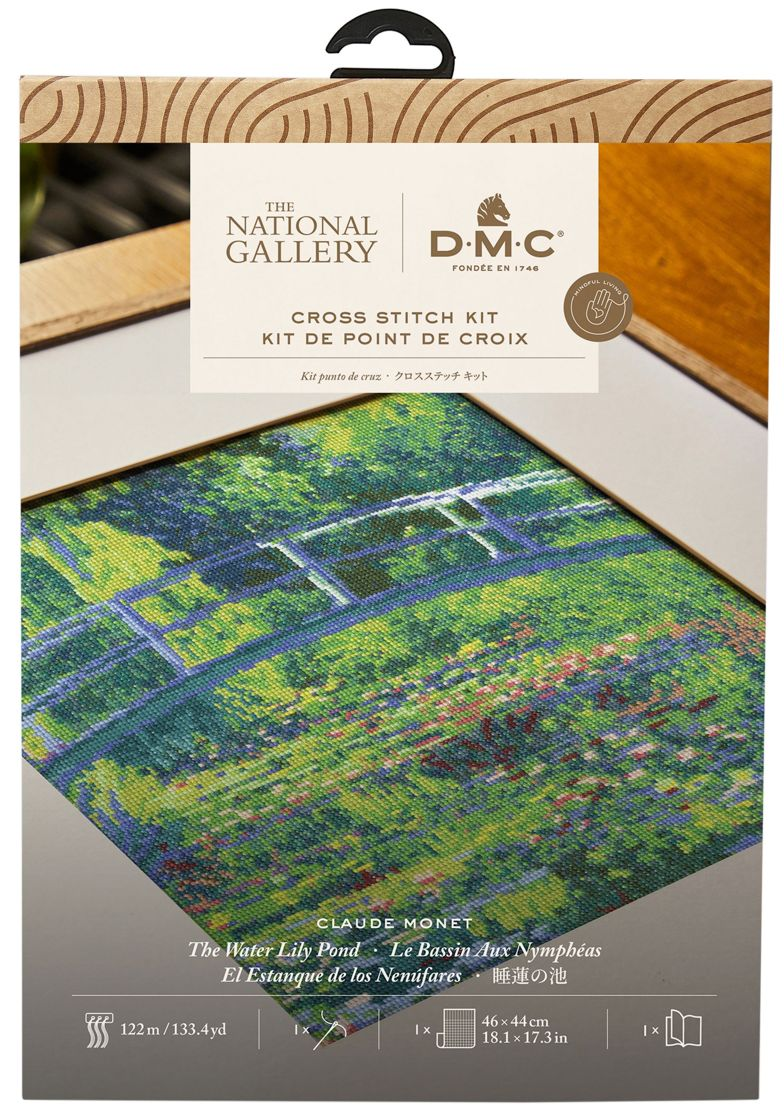 The Water Lily Pond Monet Cross Stitch Kit