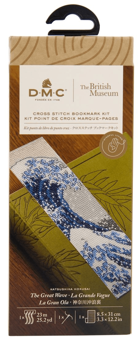 The Wave Cross Stitch Bookmark Kit