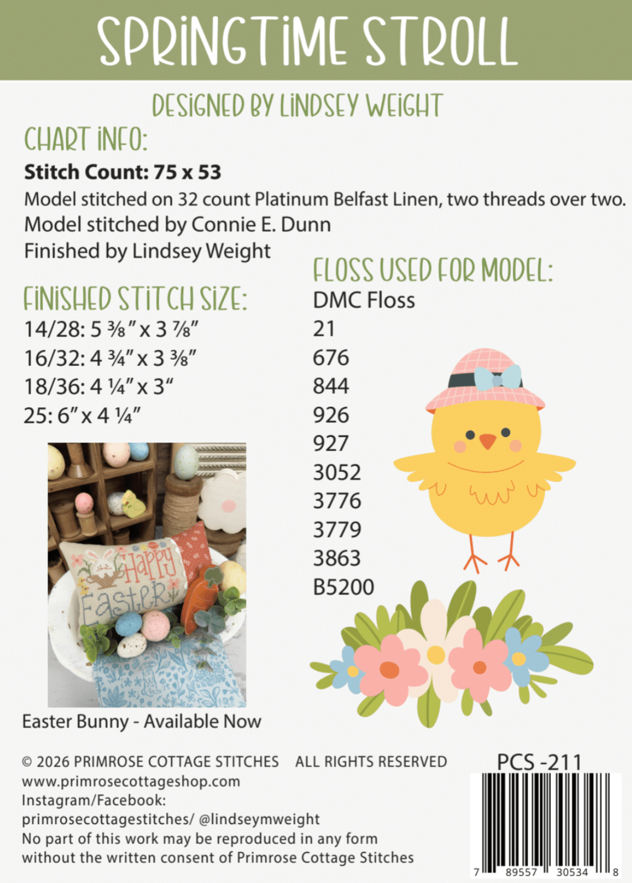 Springtime Stroll Pattern