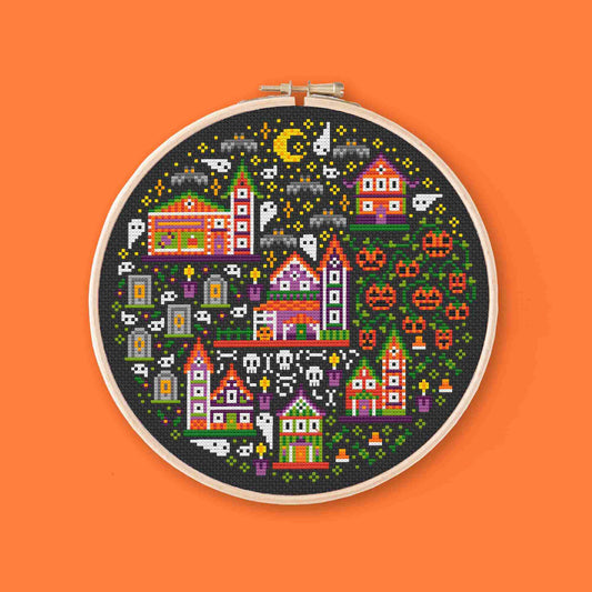 Halloween Town Pattern