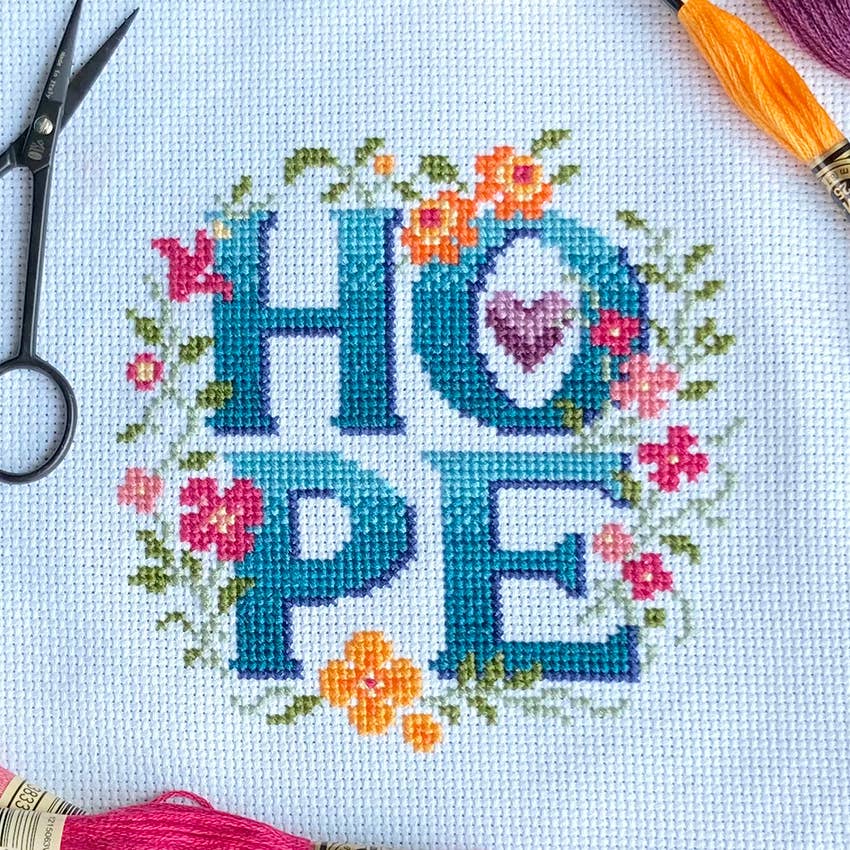Hope Cross Stitch Kit