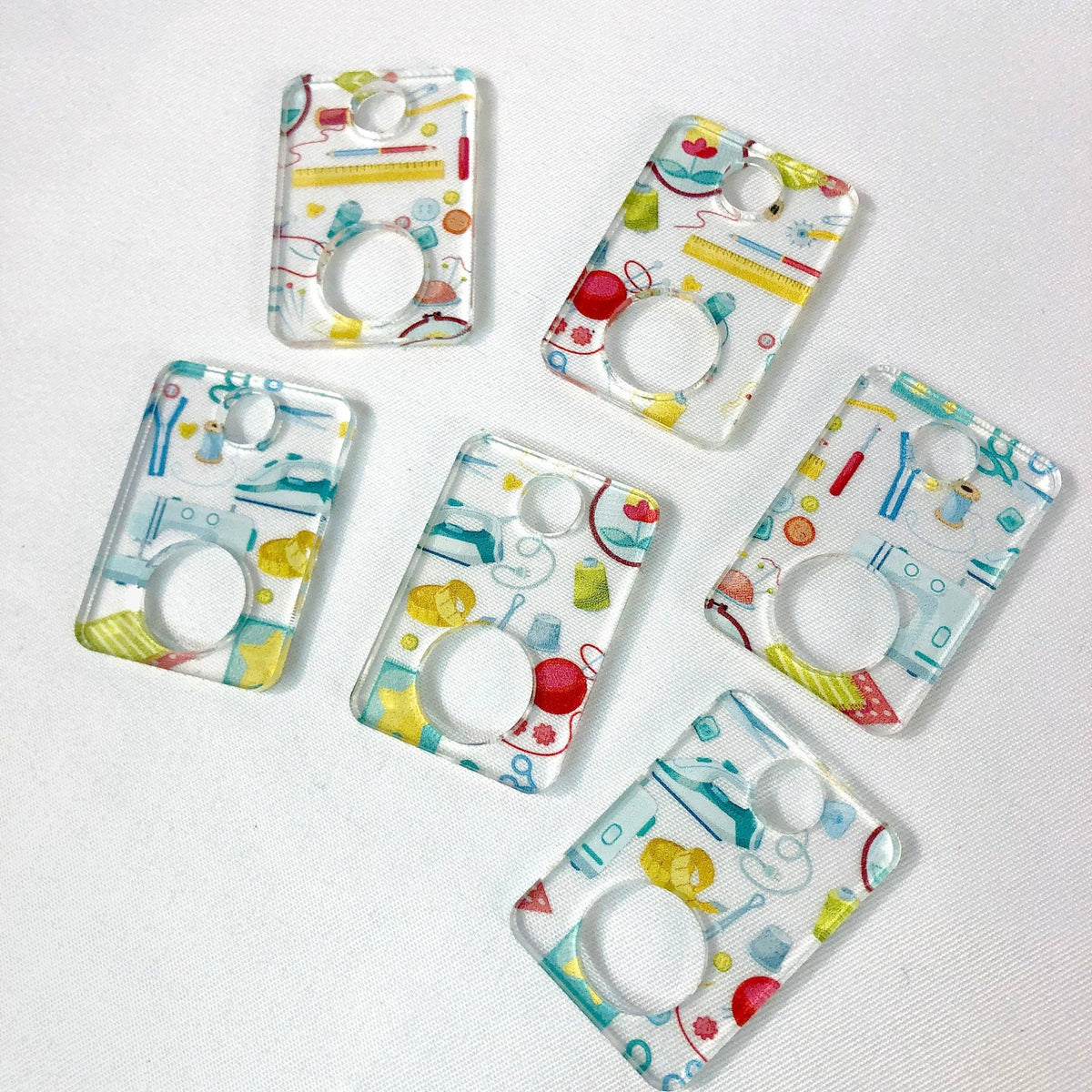 Acrylic Floss Drops Sewing Notions