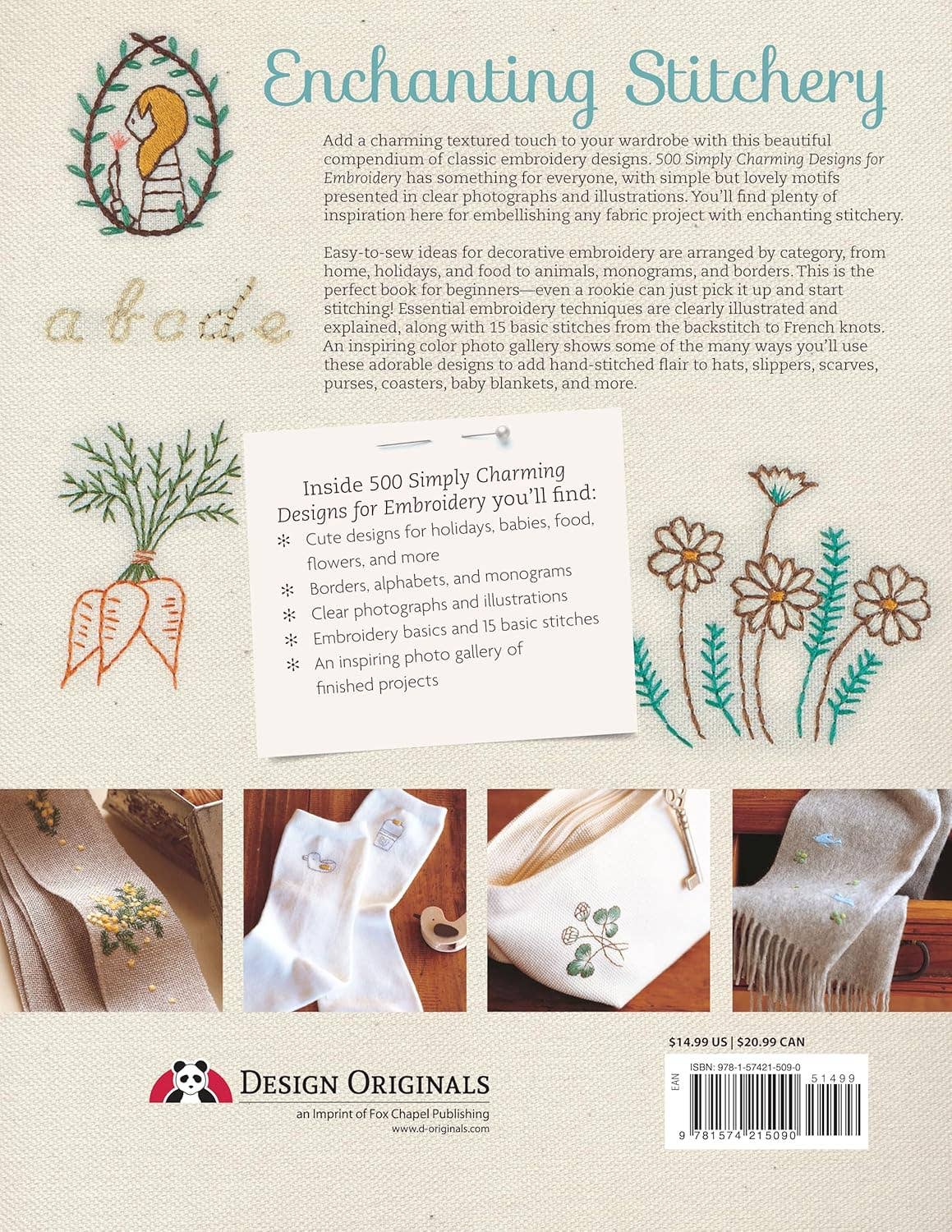 500 Simply Charming Designs for Embroidery: Easy-to-Sew!