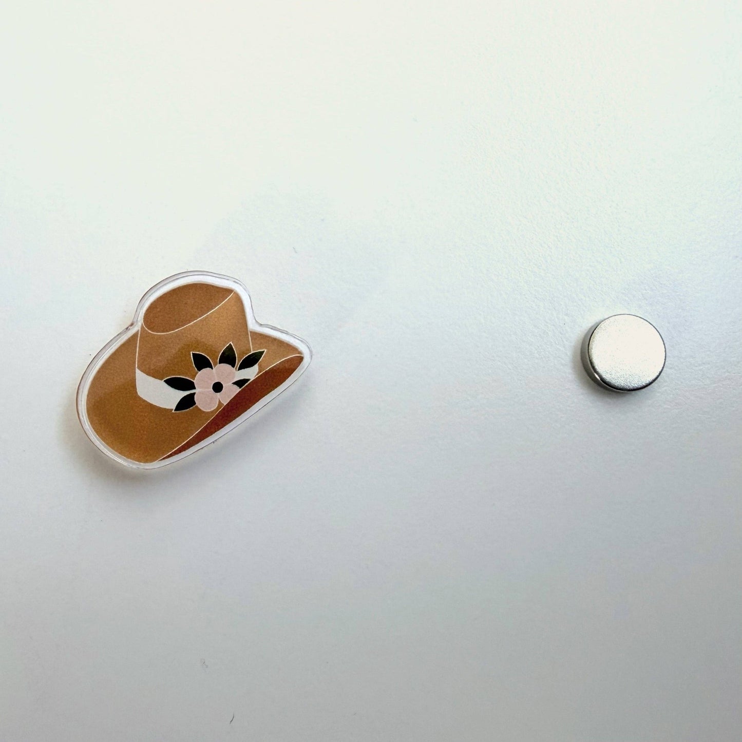 Floral Cowgirl Hat Needle Minder