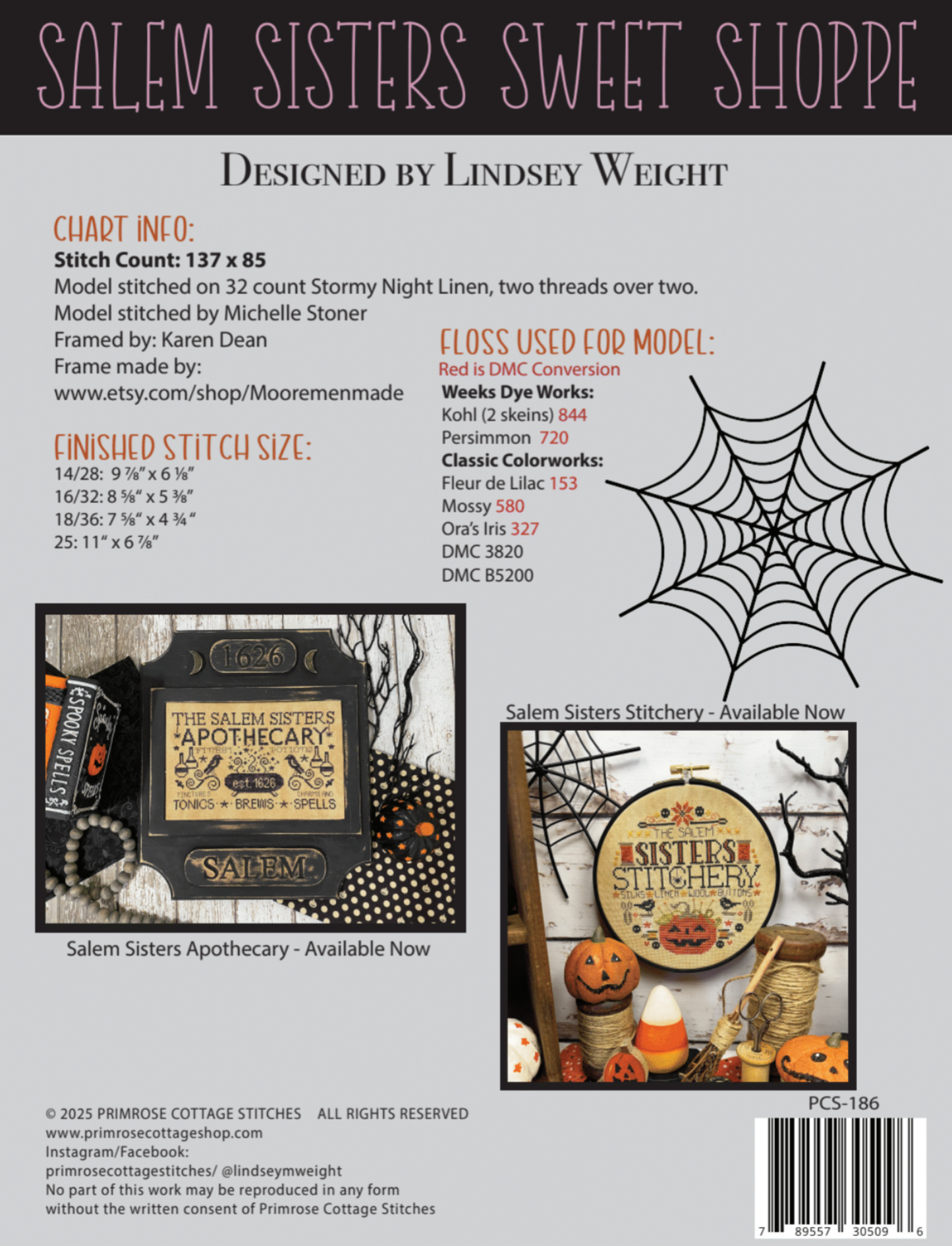 PRE-ORDER Salem Sisters Sweet Shoppe Pattern