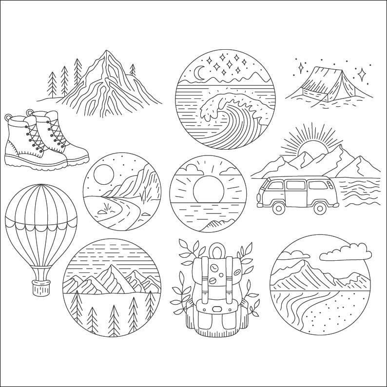 Wander Free Stick & Stitch Embroidery Pack