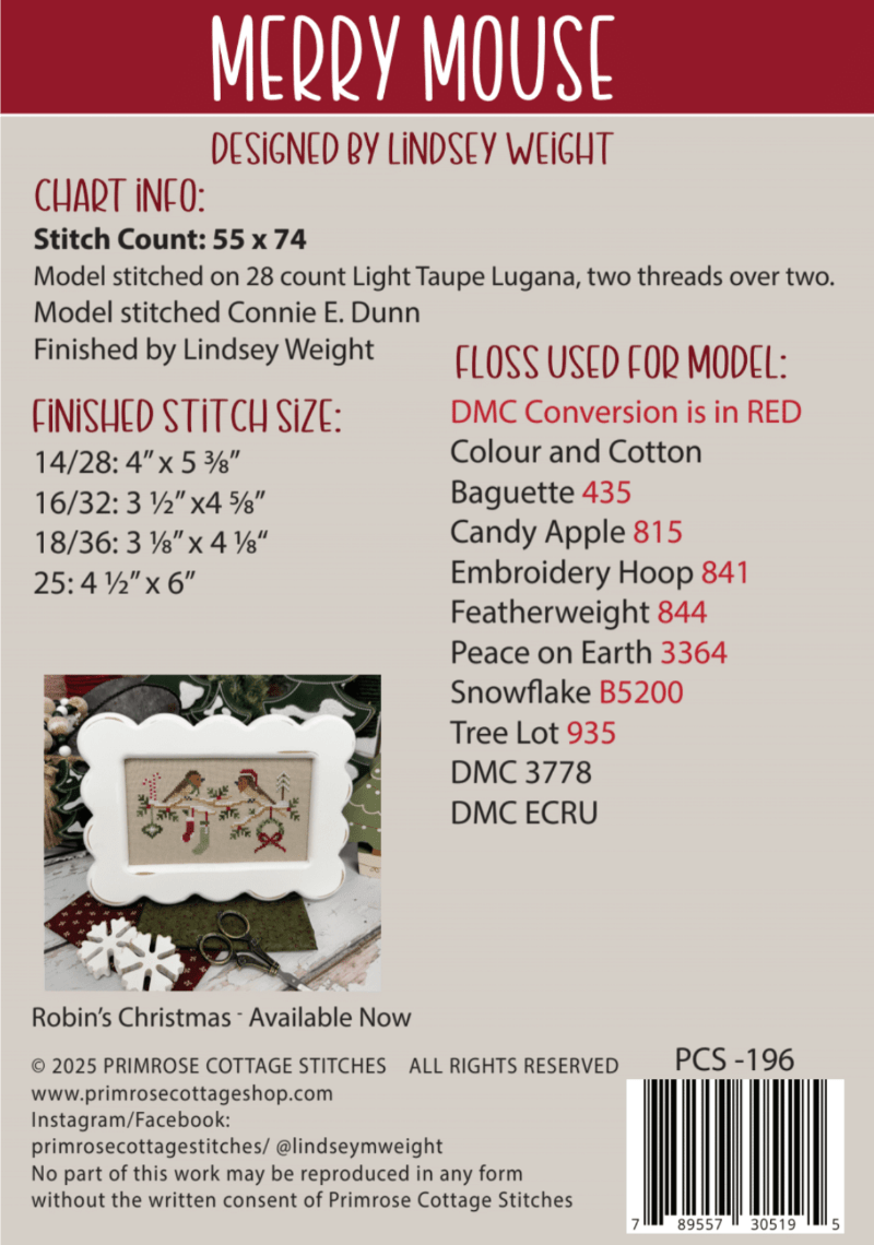 Merry Mouse Pattern