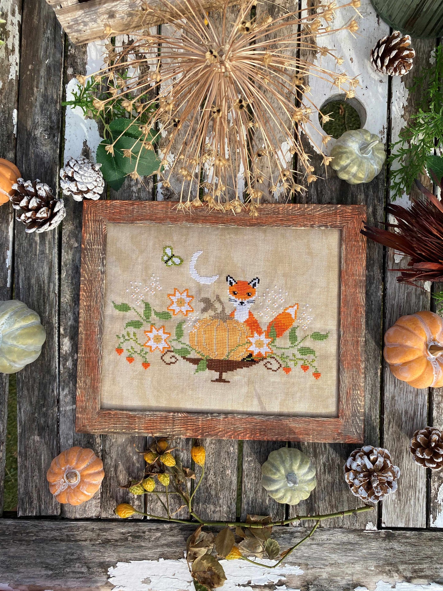 The Fox and the Magic of Autumn Pattern