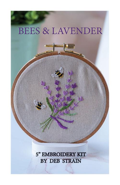 Bees & Lavender Embroidery Kit