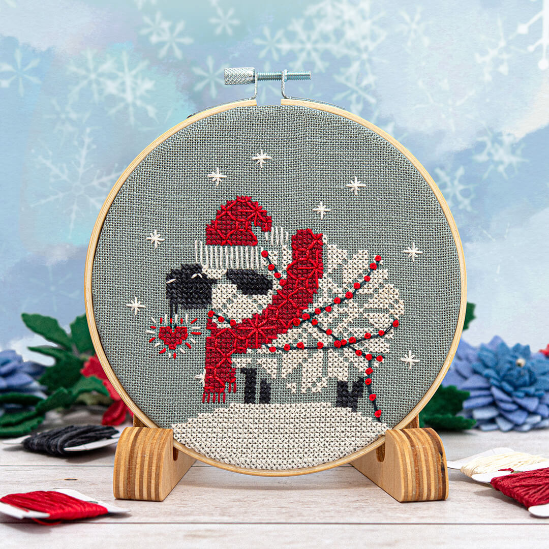 Snowflake Sheep Ornament Pattern