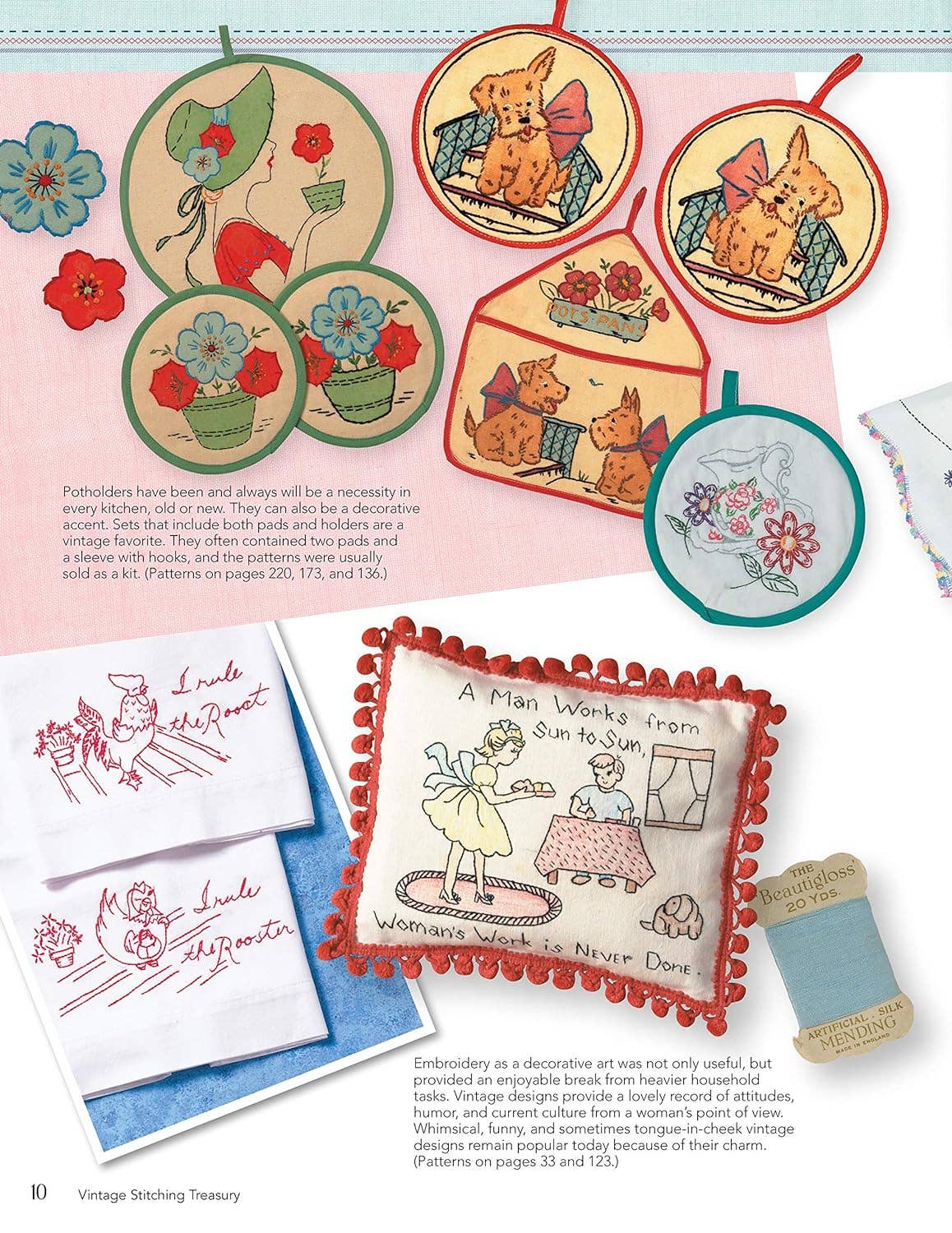 Vintage Stitching Treasury: More Than 400 Embroidery Designs
