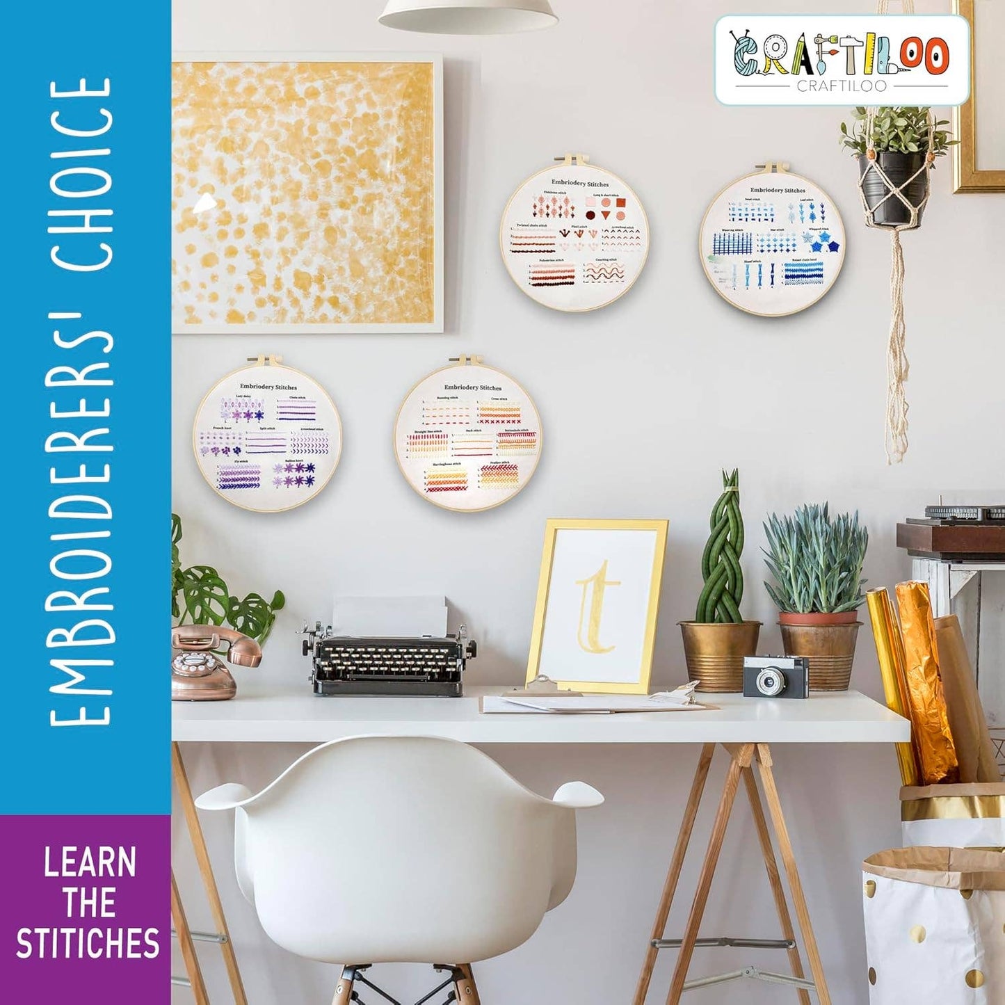 Stitch Dictionary Practice Embroidery Kit
