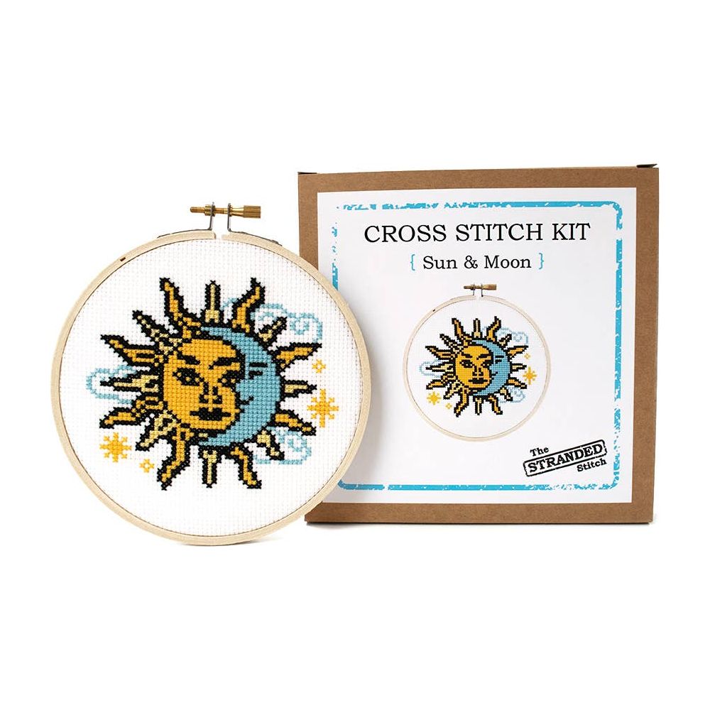 Sun and Moon Cross Stitch Kit