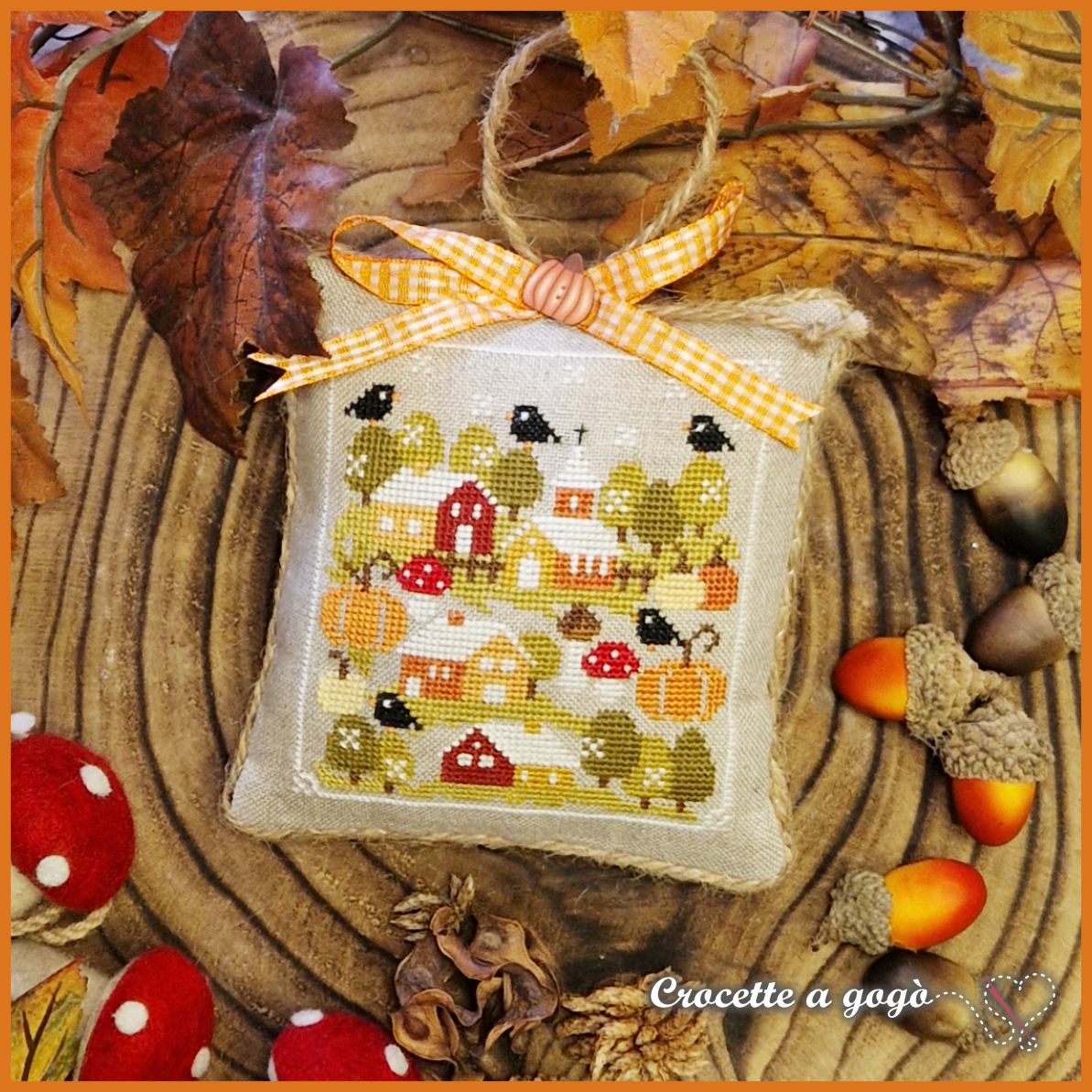 PRE-ORDER Autumn Tiny Village Pattern