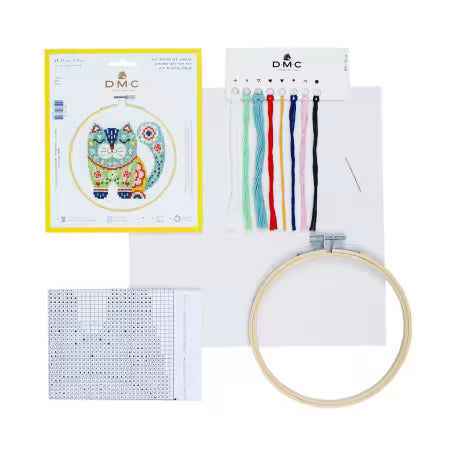 Cat Cross Stitch Kit