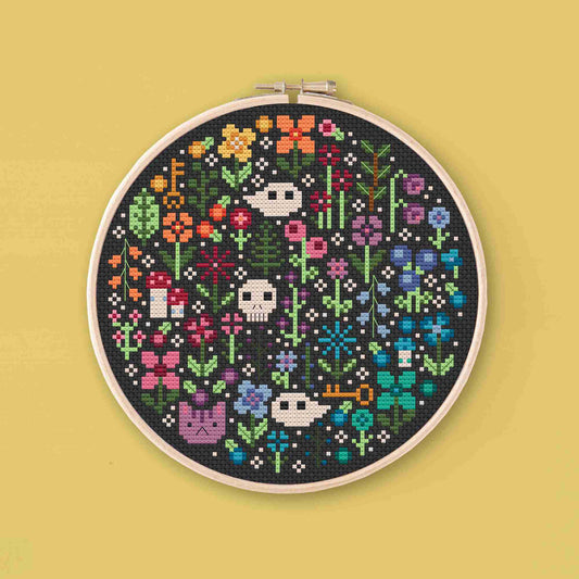 Mini Rainbow Garden Pattern