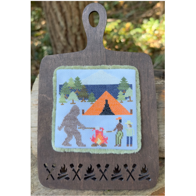 Camping Bigfoot Pattern