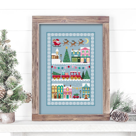 Christmas Town Pattern
