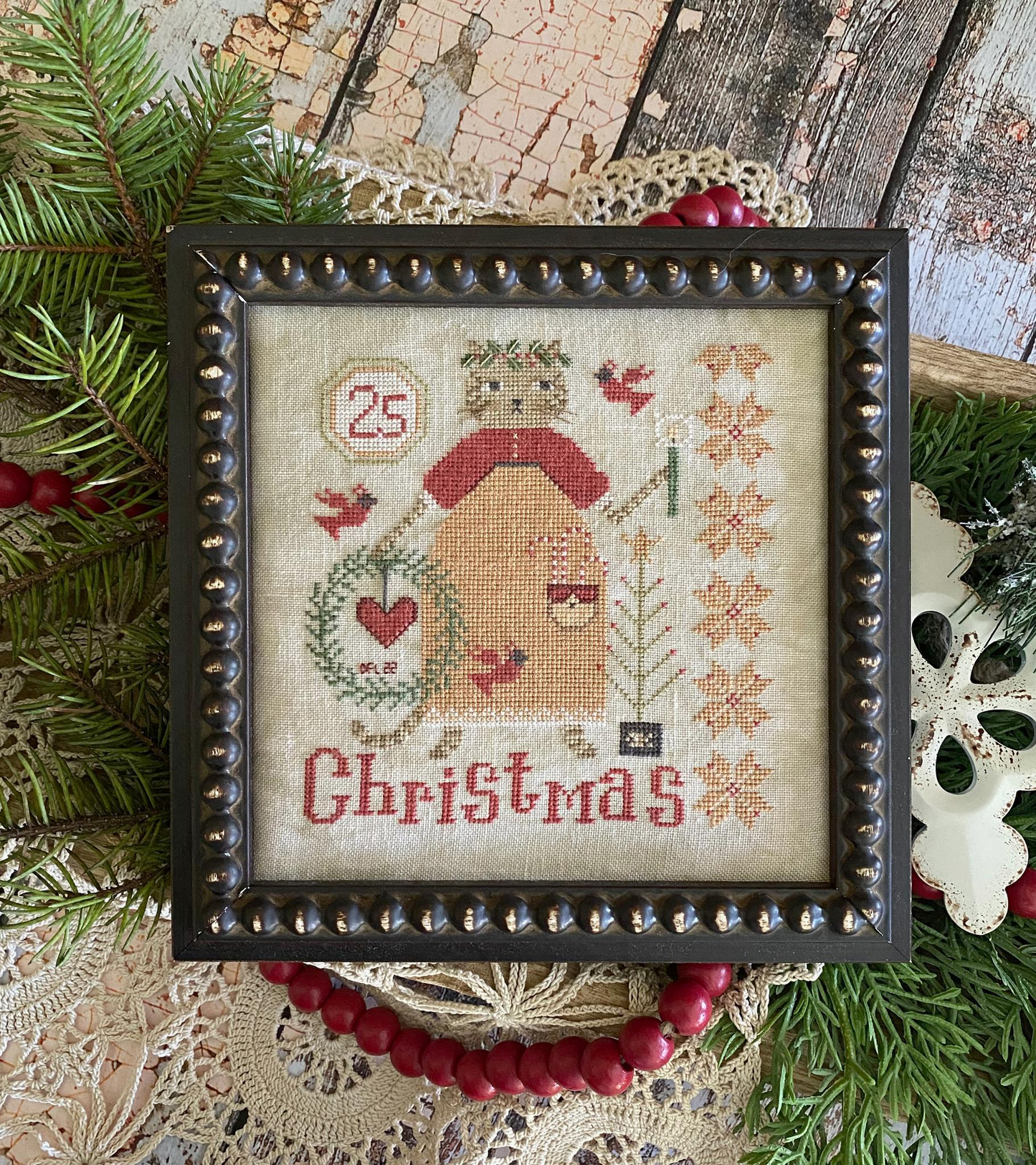 Christmas Kitty Pattern