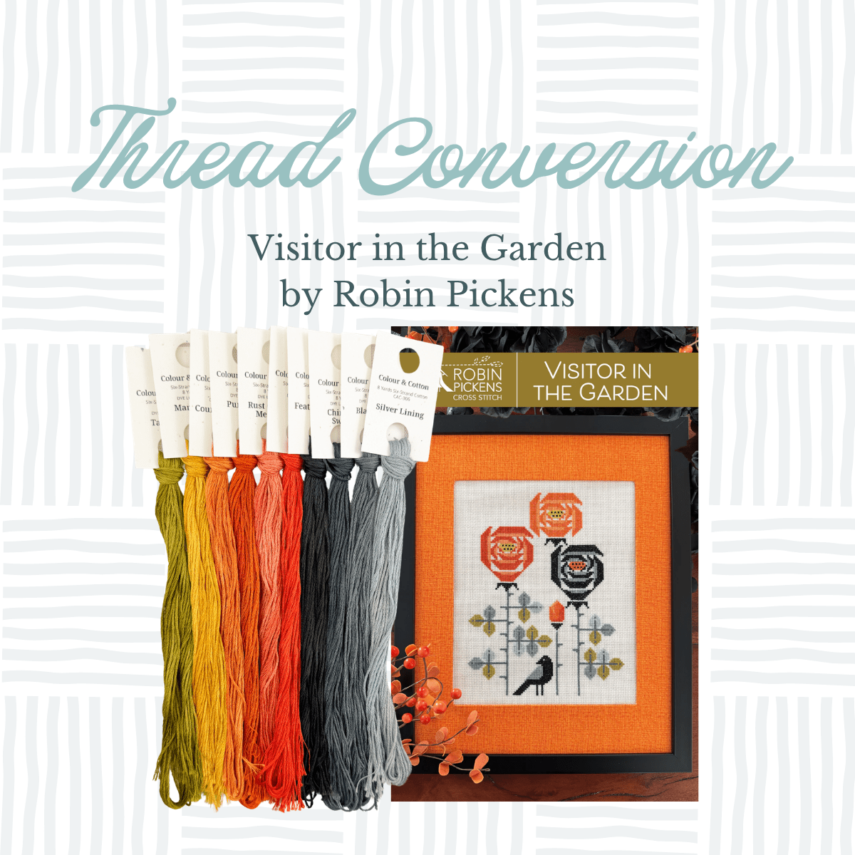 Thread Conversion Pack - Visitor in the Garden by Robin Pickens