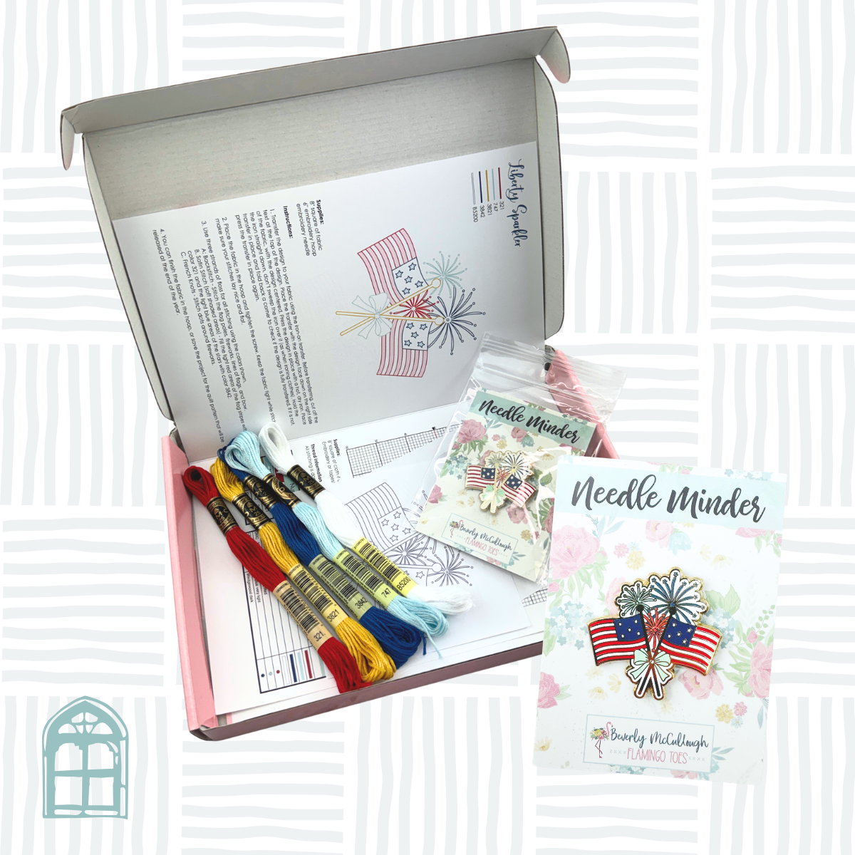 Single Box July 2026 Flamingo Toes Needle Minder Club