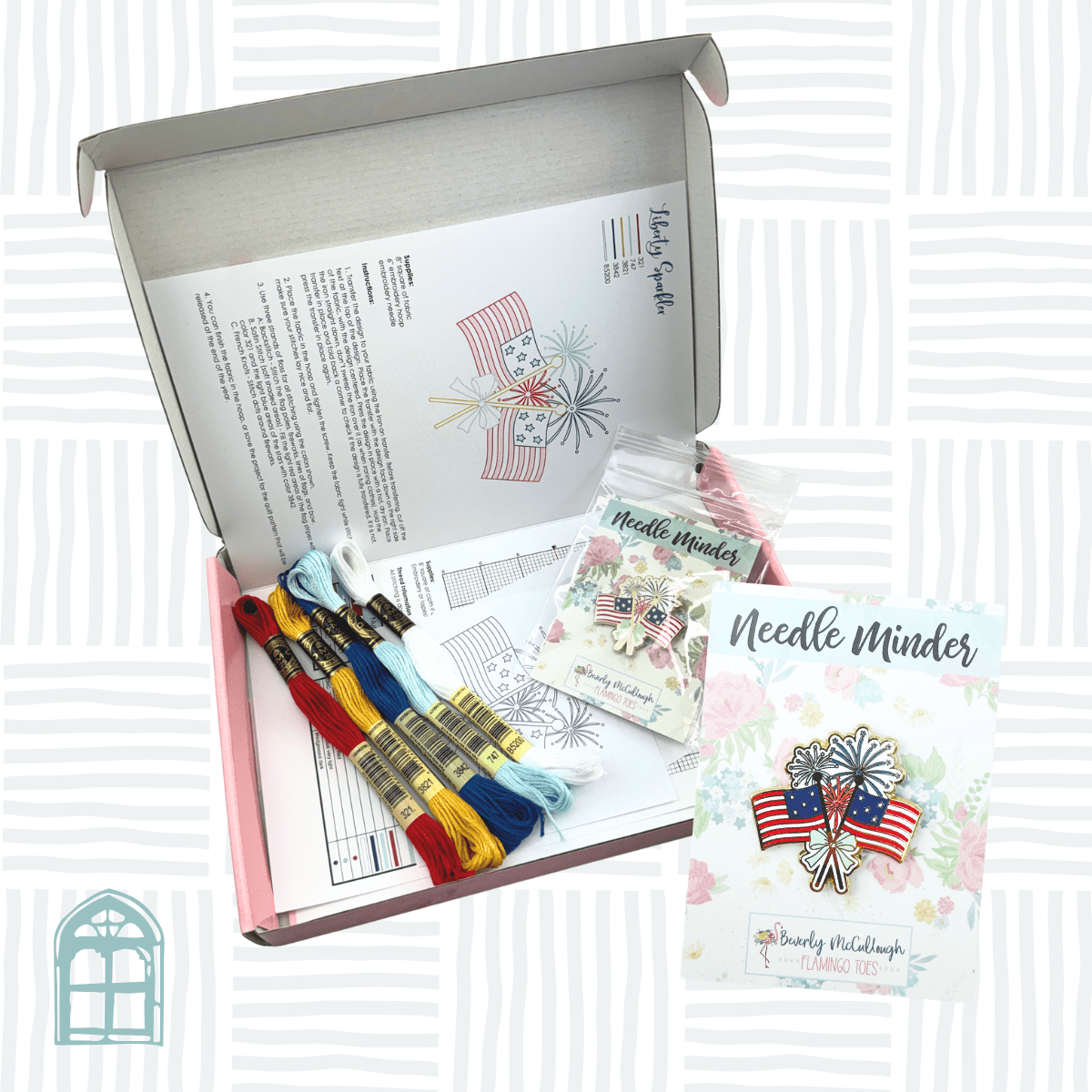 Single Box July 2026 Flamingo Toes Needle Minder Club