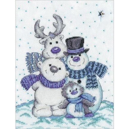 Snow Pals Cross Stitch Kit