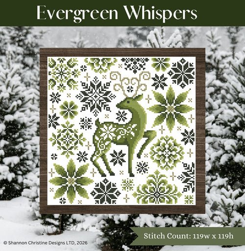 Evergreen Whispers Pattern