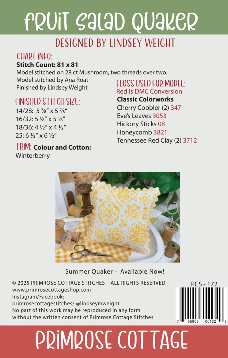 Fruit Salad Quaker Pattern