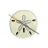 Sand Dollar Enamel Needle Minder