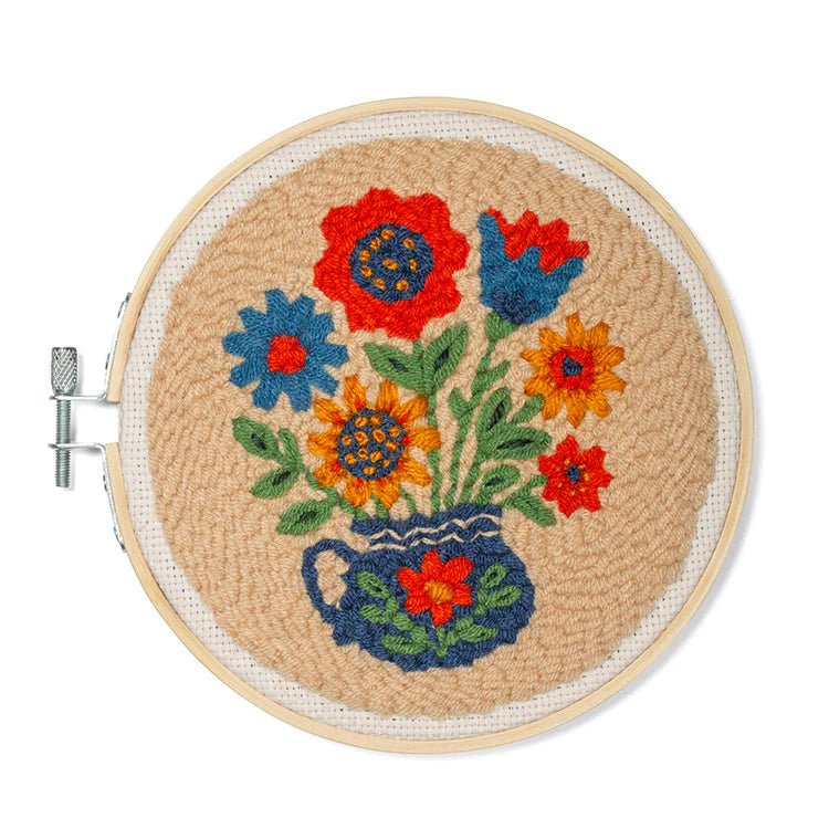 Punch Needle Kit - Flower Bouquet